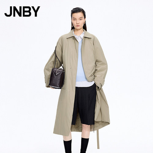 【秋冬上新】JNBY/江南布衣25冬新品羽绒服H型翻领宽松5PBC1554H