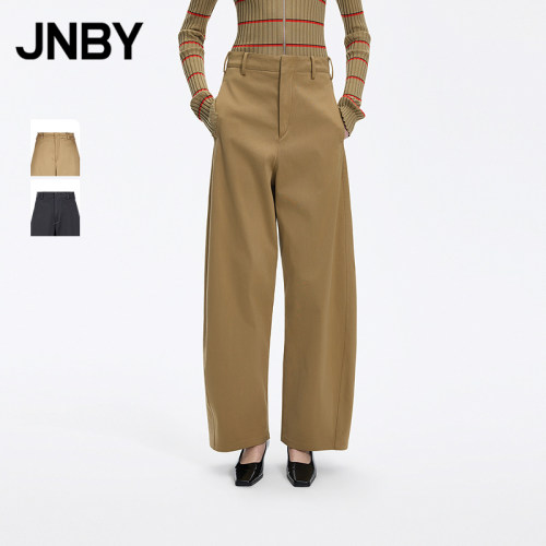 【季末折扣】JNBY/江南布衣26秋新品休闲裤棉质弯刀裤5Q8E12700