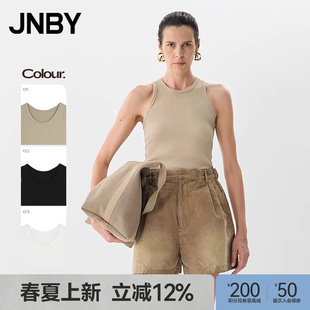 圆领修身 5P4011790 江南布衣25夏背心无袖 JNBY 季 末折扣