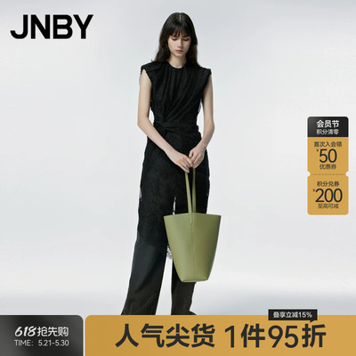 圆领无袖连衣裙JNBY/江南布衣