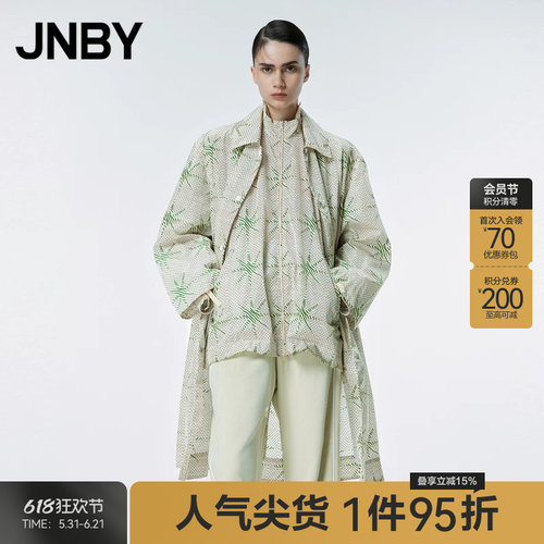 JNBY/江南布衣宽松长袖风衣