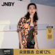 JNBY 花团印花挺括舒适宽松通勤 时尚 江南布衣折扣春夏衬衫 女短袖