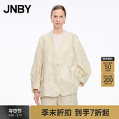 商场同款 JNBY 江南布衣25秋新品 西服A型宽松长袖 5P8713200