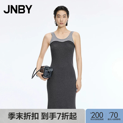 【季末折扣】JNBY/江南布衣26夏新品连衣裙无袖修身直筒5Q5G11560