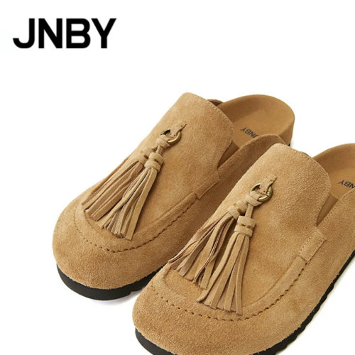 【春夏上新】JNBY/江南布衣25春便鞋圆头一脚蹬女7P2M15660
