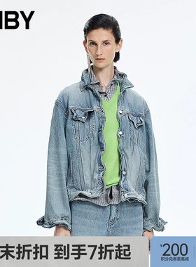 【季末折扣】JNBY/江南布衣26春新品夹克外套宽松翻领5Q1614830