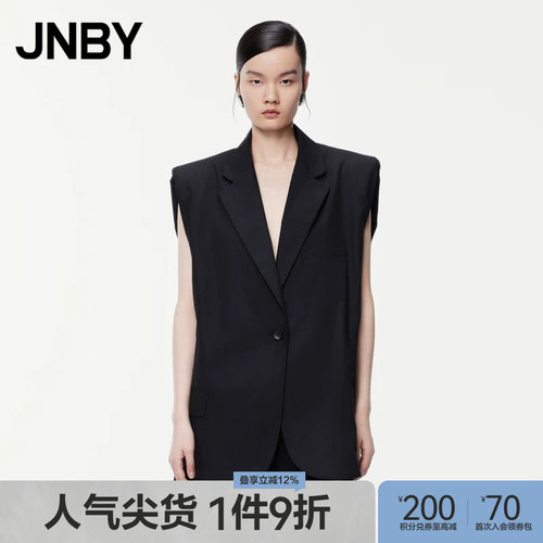 休闲西装领无袖气质通勤马甲
