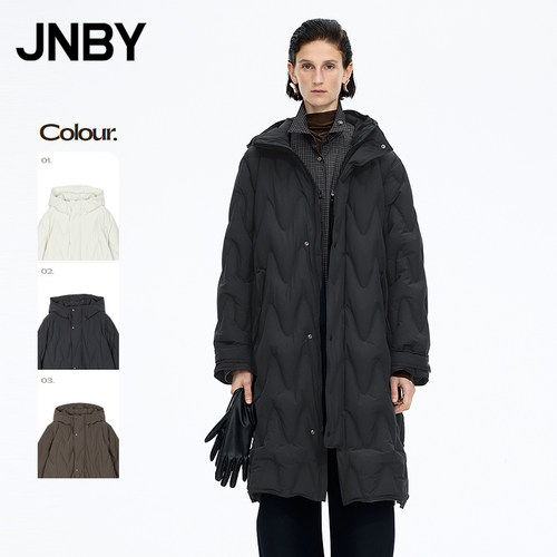 【秋冬上新】JNBY/江南布衣25冬新品羽绒服H型宽松长袖5PAC11200