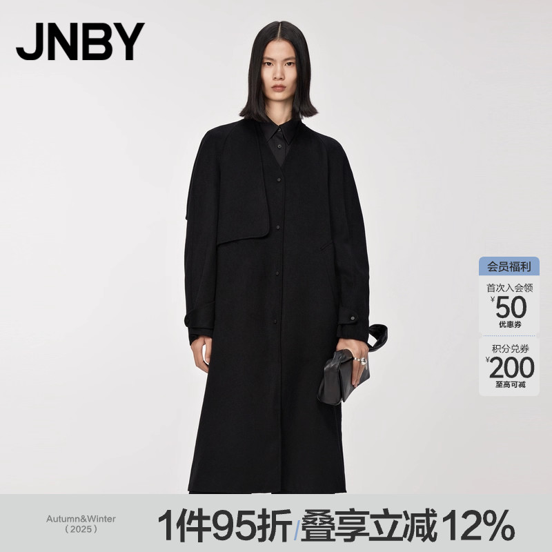 JNBY/江南布衣宽松毛呢大衣