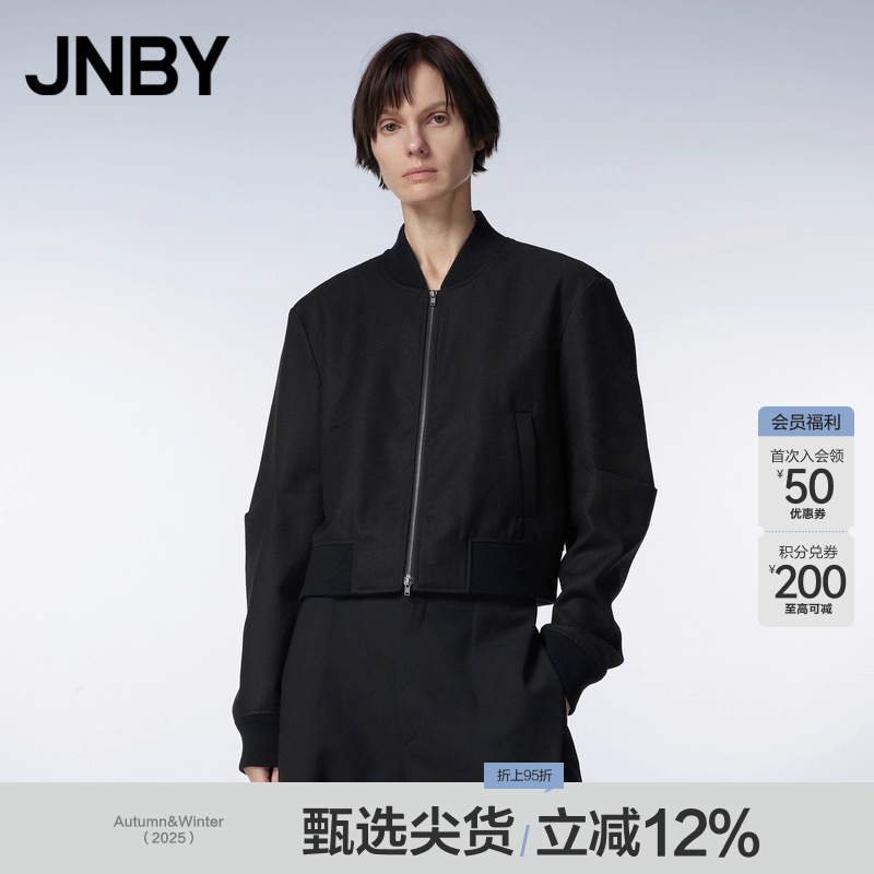 JNBY/江南布衣23冬新品毛呢夹克