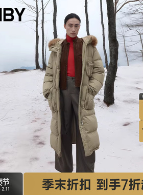 【商场同款】JNBY/江南布衣25冬新品羽绒服宽松连帽长袖5PAC12980