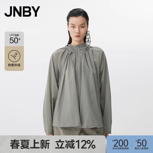 JNBY 江南布衣春夏防晒夹克戴帽领长袖 5P3611050 早春上新