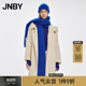 JNBY 江南布衣秋冬双面呢大衣中长款 宽松休闲连帽外套女5M0810480
