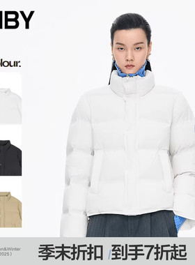 【商场同款】JNBY/江南布衣25冬新品羽绒服H型宽松立领5P0C11980