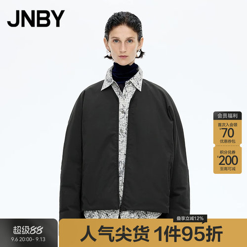 【秋冬上新】JNBY/江南布衣25冬羽绒服宽松无领X型5P0C11000