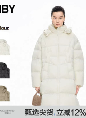 【商场同款】JNBY/江南布衣25冬新品羽绒服A型宽松长袖5PAC10680