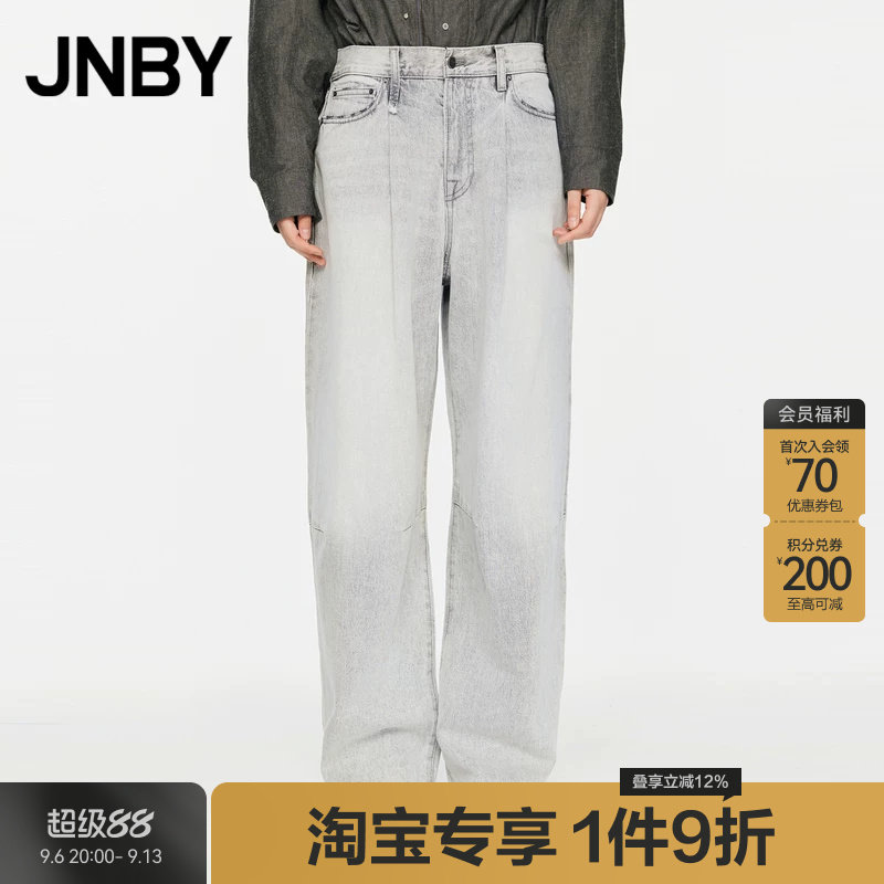 【淘宝专享】JNBY/江南布衣秋冬牛仔裤高级通勤直筒长裤5O0E11120图片