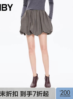 【商场同款】JNBY/江南布衣25冬新品半身裙女休闲绵羊毛5P0D1275H