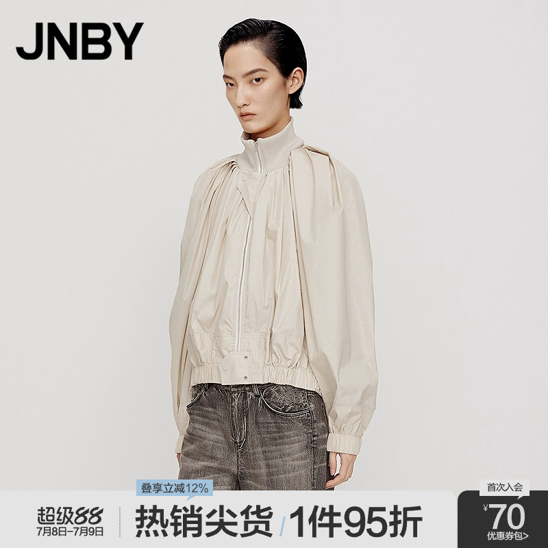 宽松立领夹克外套JNBY/江南布衣