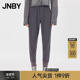 女简约通勤束脚裤 JNBY 江南布衣秋冬绵羊毛九分休闲裤 子5MAE12230