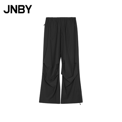 【季末折扣】JNBY/江南布衣25夏休闲裤女宽松伞兵裤5P4E1562H