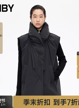 【商场同款】JNBY/江南布衣25冬新品羽绒马甲宽松立领5P0C10720