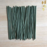 15 см проволочной цветочный стержень шелк сетка цветочный моделирование цветочный материал DIY полюс розовые розы зеленый железный проволочный цветочные ветви