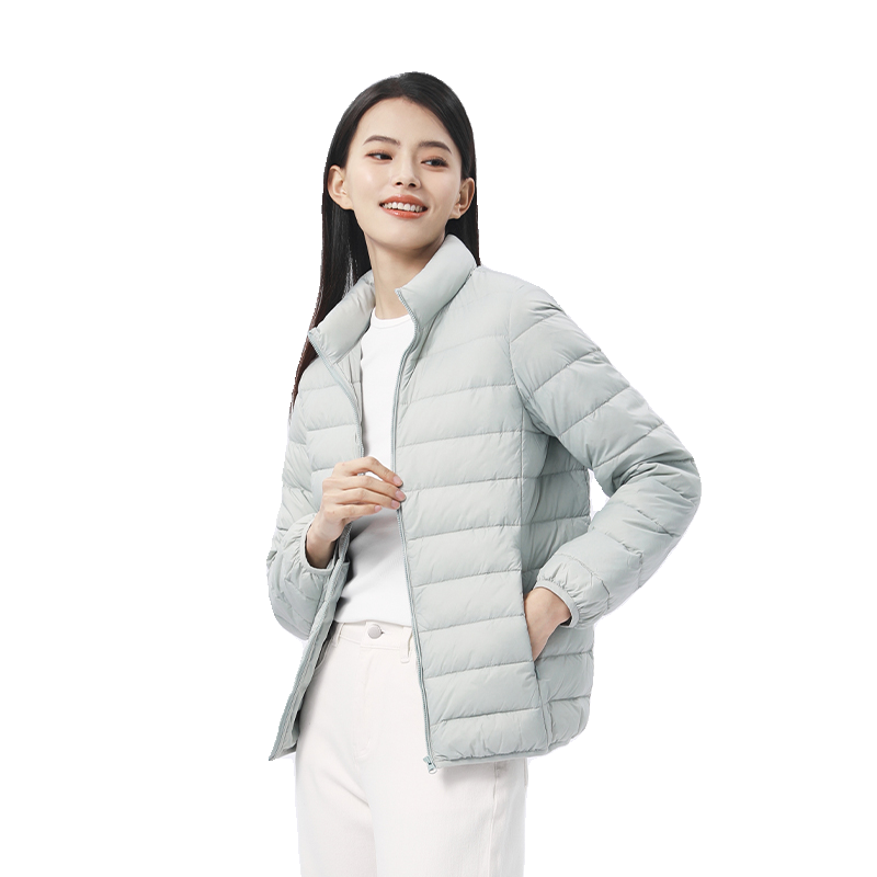 罗宾汉轻暖短款羽绒服2025年冬季女修身百搭时尚保暖轻量化外套