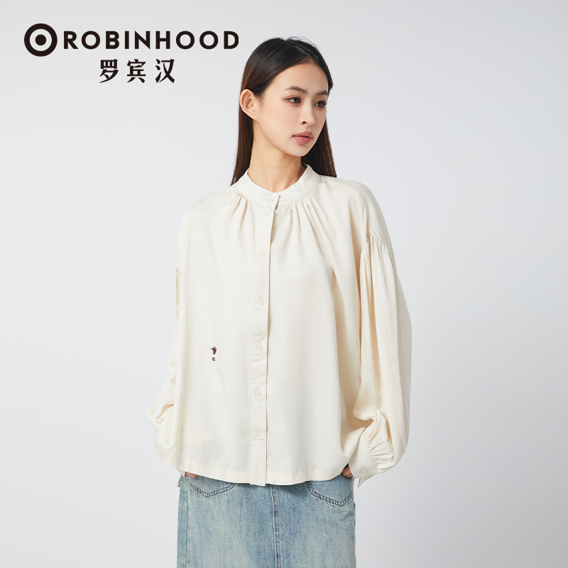 罗宾汉基础款白色长袖jk衬衫制服套装春季学院风百搭外套上衣女