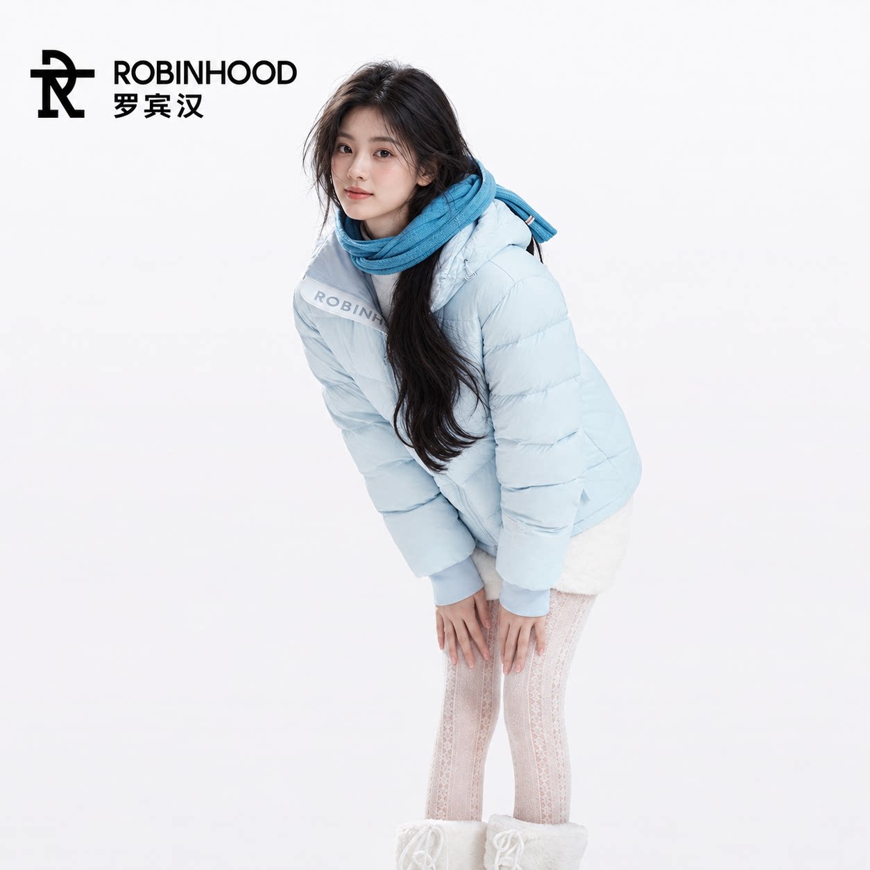 杨超越同款罗宾汉短款极寒羽绒服