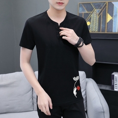 Men's T-shirt summer Chinese style Tang short sleeve Hanfu casual T-shirt Chinese top