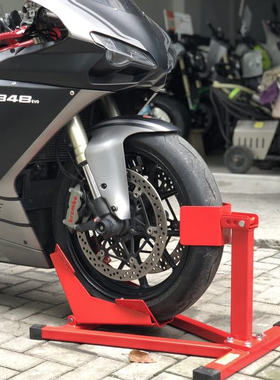 摩托车驻车架修理前轮支撑架停车架起车架适用于川崎杜卡迪本田等