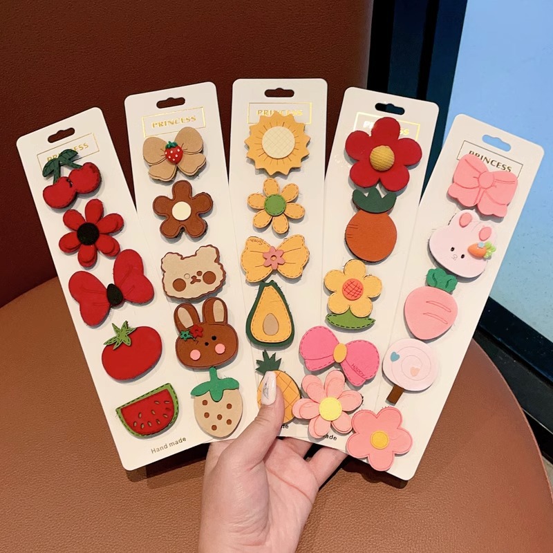 儿童碎发贴可爱刘海贴魔术贴粘发