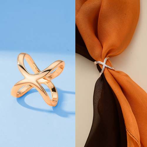 高级感时尚优雅气质丝巾扣