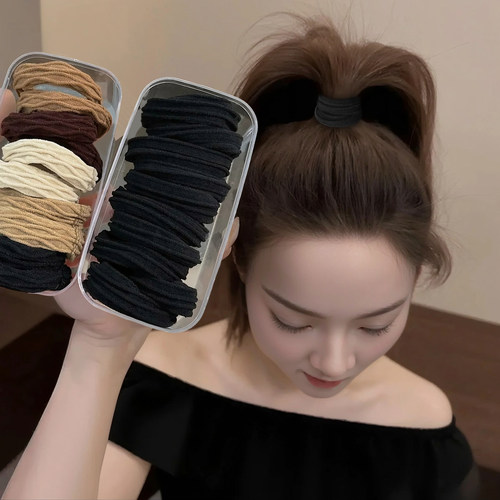 高马尾发绳无接缝显发量高弹力