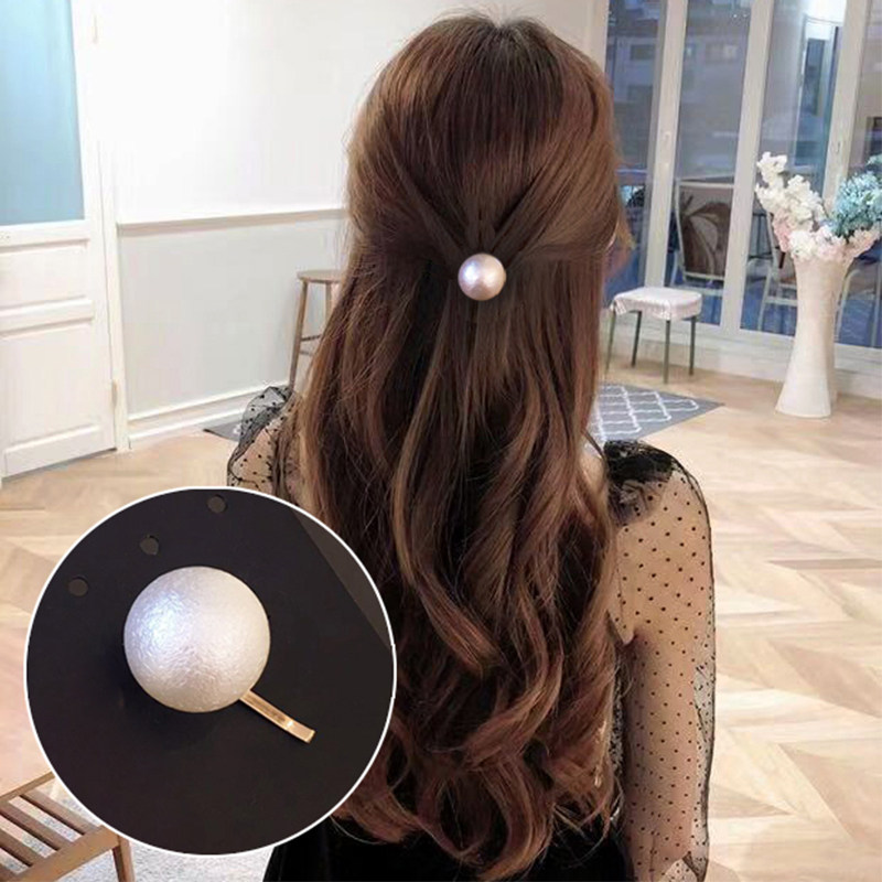 马尾扣珍珠发扣精致温柔气质