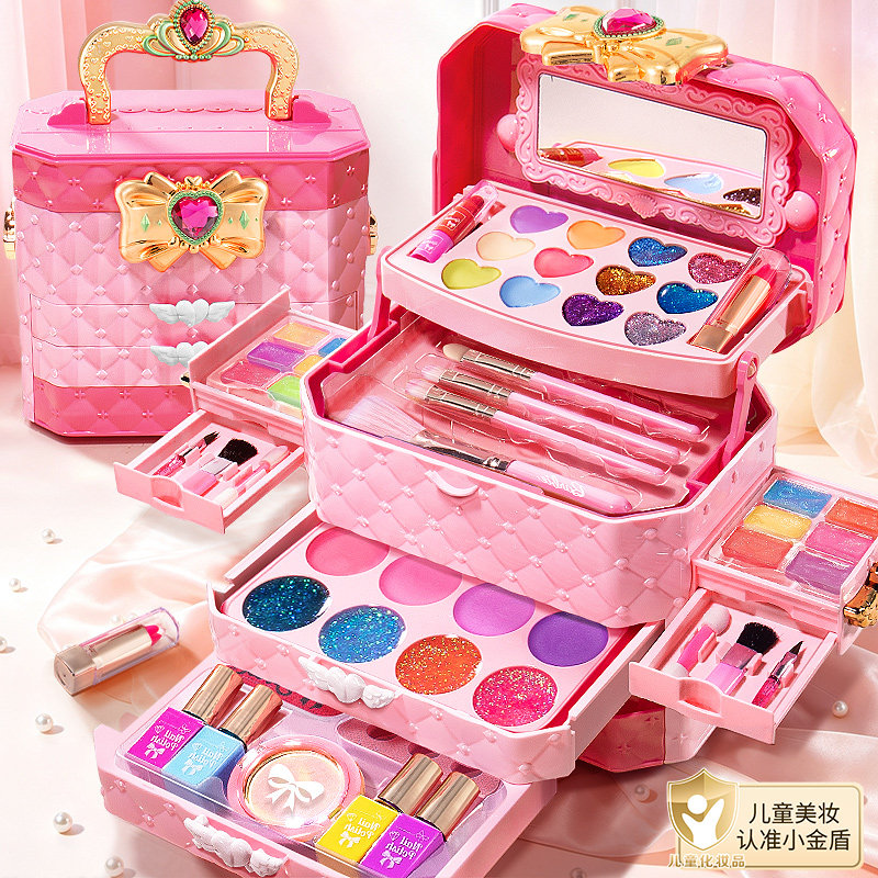 儿童化妆品彩妆套装正品全套无毒可水洗小女孩子生日玩具专用公主