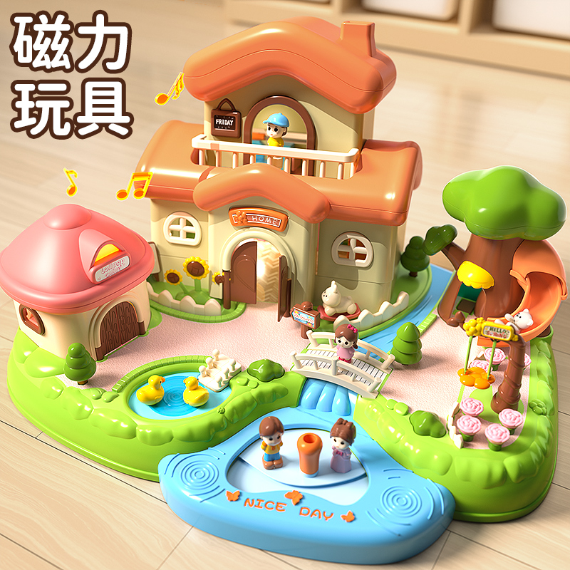 新款过家家玩具男女孩娃娃屋