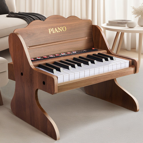 【高端设计调控】木质台式钢琴