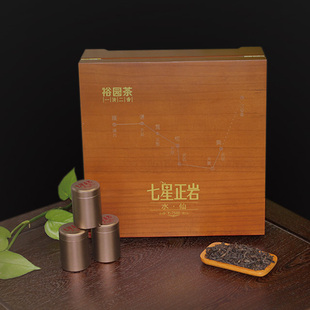 裕园茶 武夷岩茶 乌龙茶 七星正岩 水仙Y7500  木盒装 96g