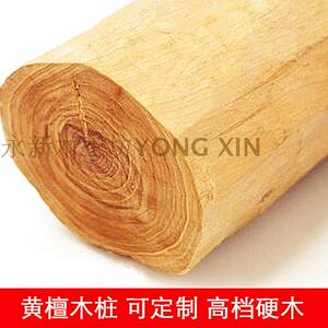 黄檀木桩 去皮檀木料 白檀木树桩 高档好木雕刻树段 原木摆件定制