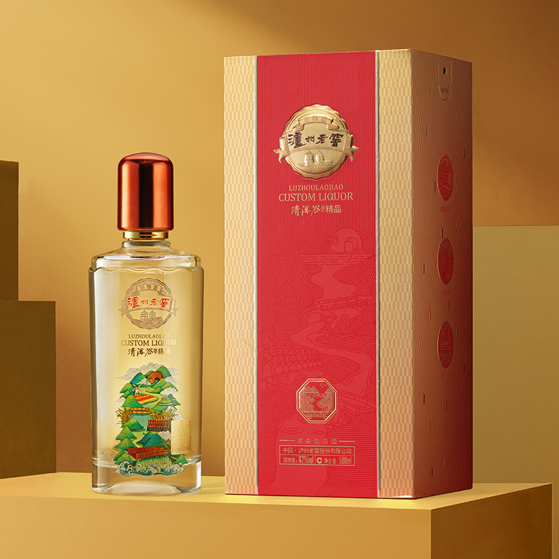 泸州老窖清溪谷 精品52度500ml*1瓶浓香型固态法白酒礼盒装,酒类,白酒/调香白酒,淘宝优惠券,粉丝福利购,淘宝优惠卷