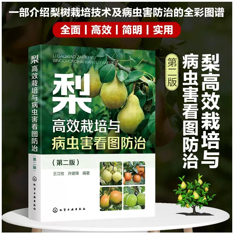 梨高效栽培与病虫害看图防治 第二2版 王江柱 高标准建设梨园 土肥水管理整形修剪花果管理 低效梨树高接改造 梨树种植合作社参考