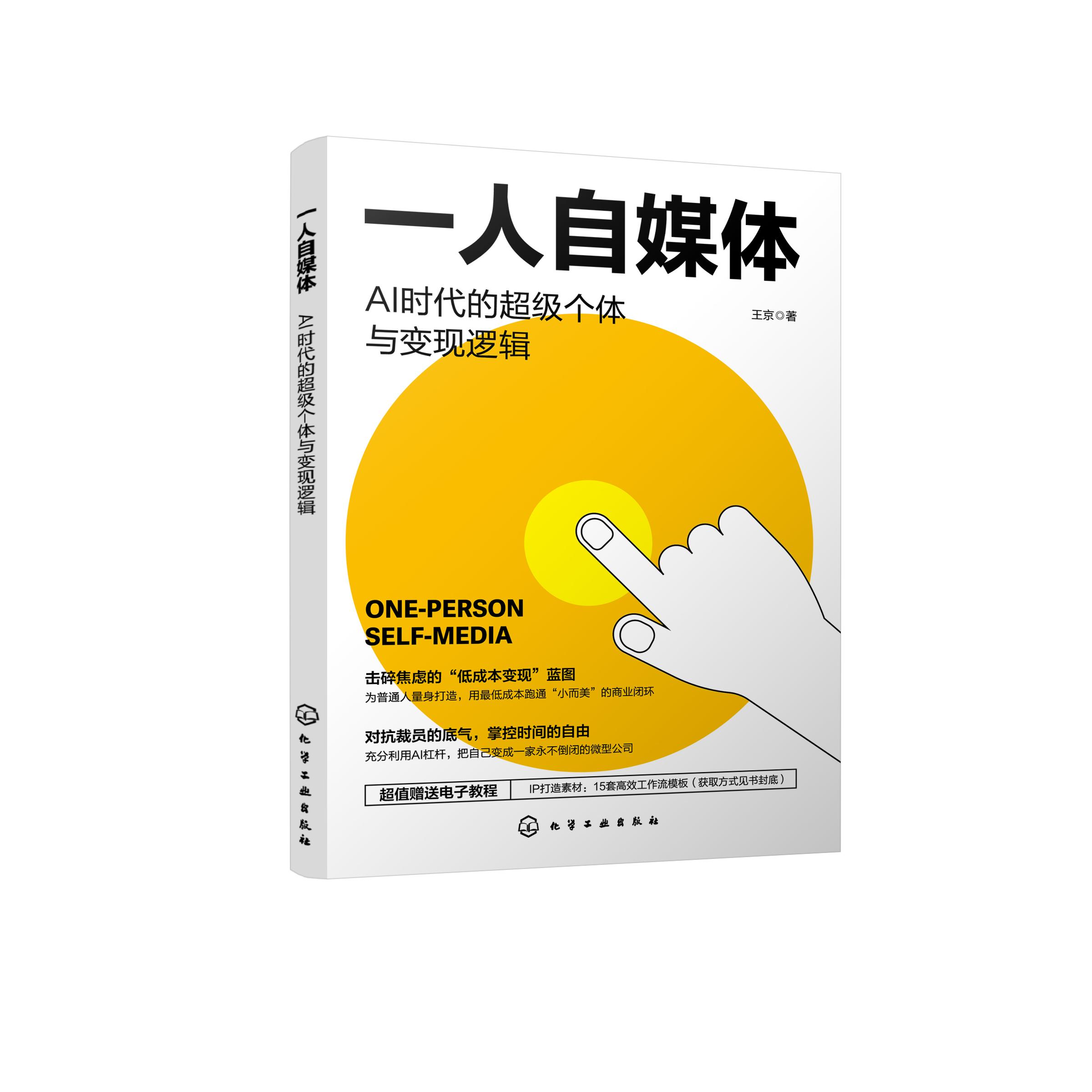 一人自媒体:AI时代的超级个体与变现逻辑 王京 AI自媒体赚钱 短剧电商漫剧写作变现 一人公司低成本复用模板 导演编剧创作