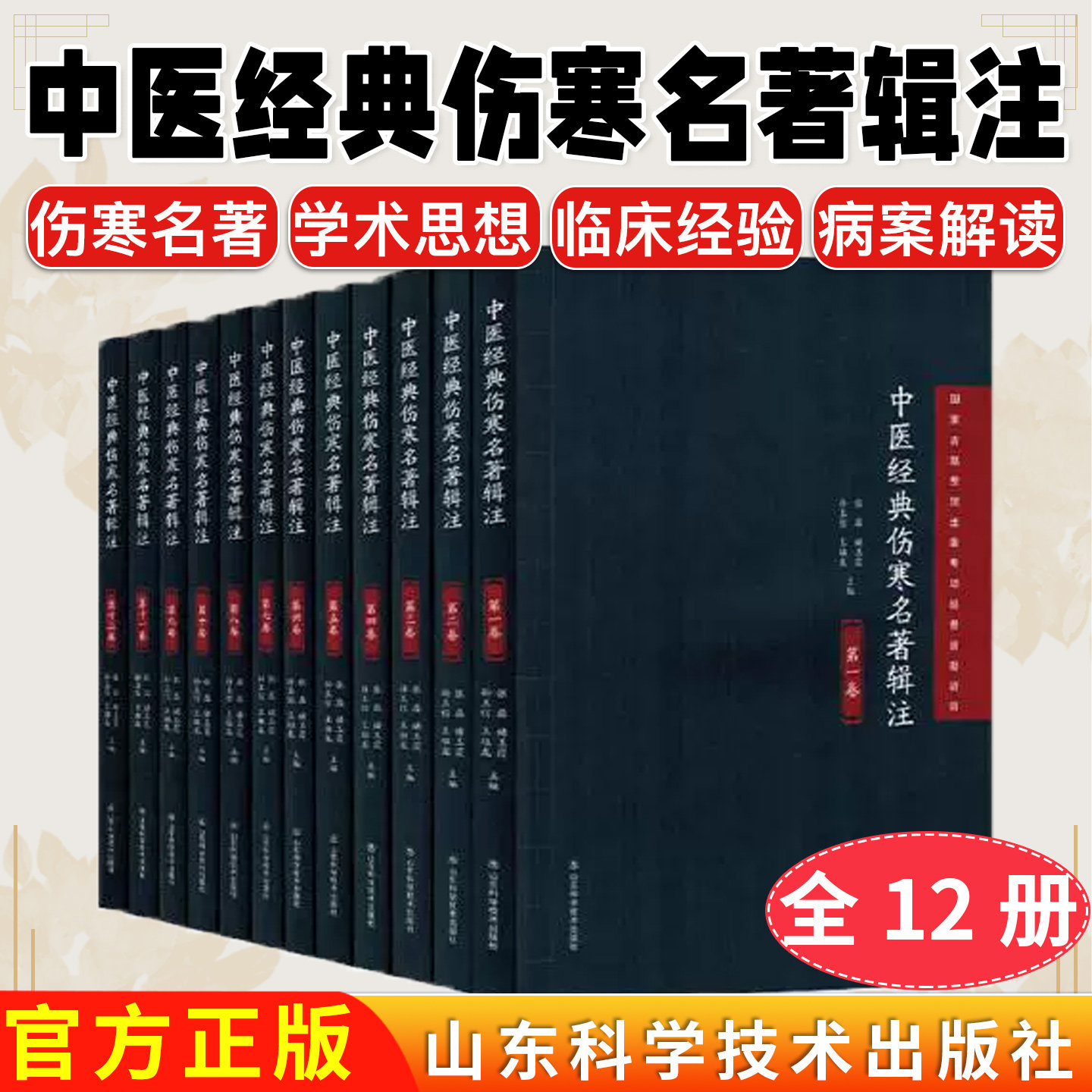 中医经典伤寒名著辑注 全十二卷 中医古籍整理张仲景伤寒杂病论金匮要略类方伤寒六经辨证治法长沙方歌括伤寒贯珠集历代名家集注