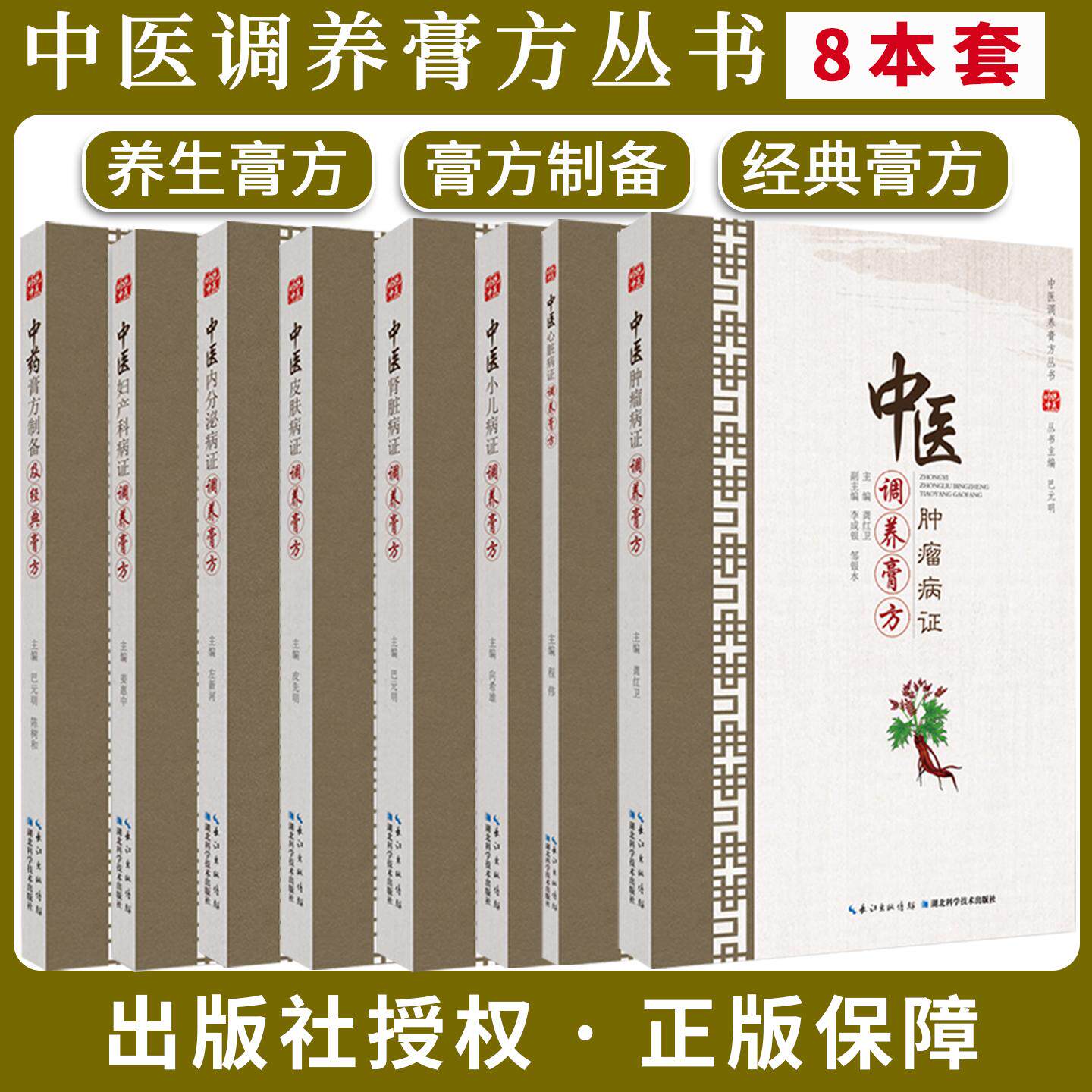 【中医调养膏方丛书全8册】中医内分泌肿瘤皮肤肾脏小儿病证妇产科调养膏方中药膏方制备及经典膏方