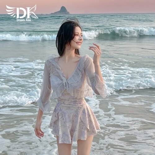 连体绝美泳衣女款高级感2026新款
