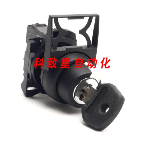 工业配件800FP-KM21 22MM 键控选择开关2位1NO 10A 带键