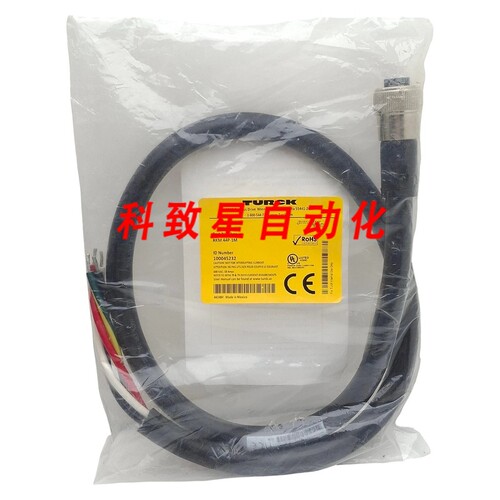 工业配件RKM 44P-1M 单端电线组 4针 7/8英寸 POWERFAST 18A 600V