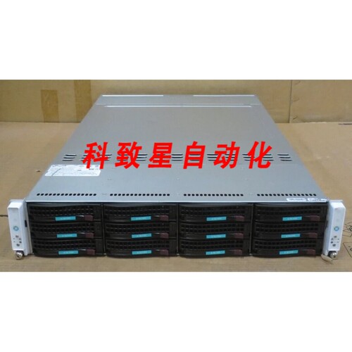 工业配件CSE-827 2 X NODE 4X E5-2630V3 128GB RAM 12X3.5英寸 B
